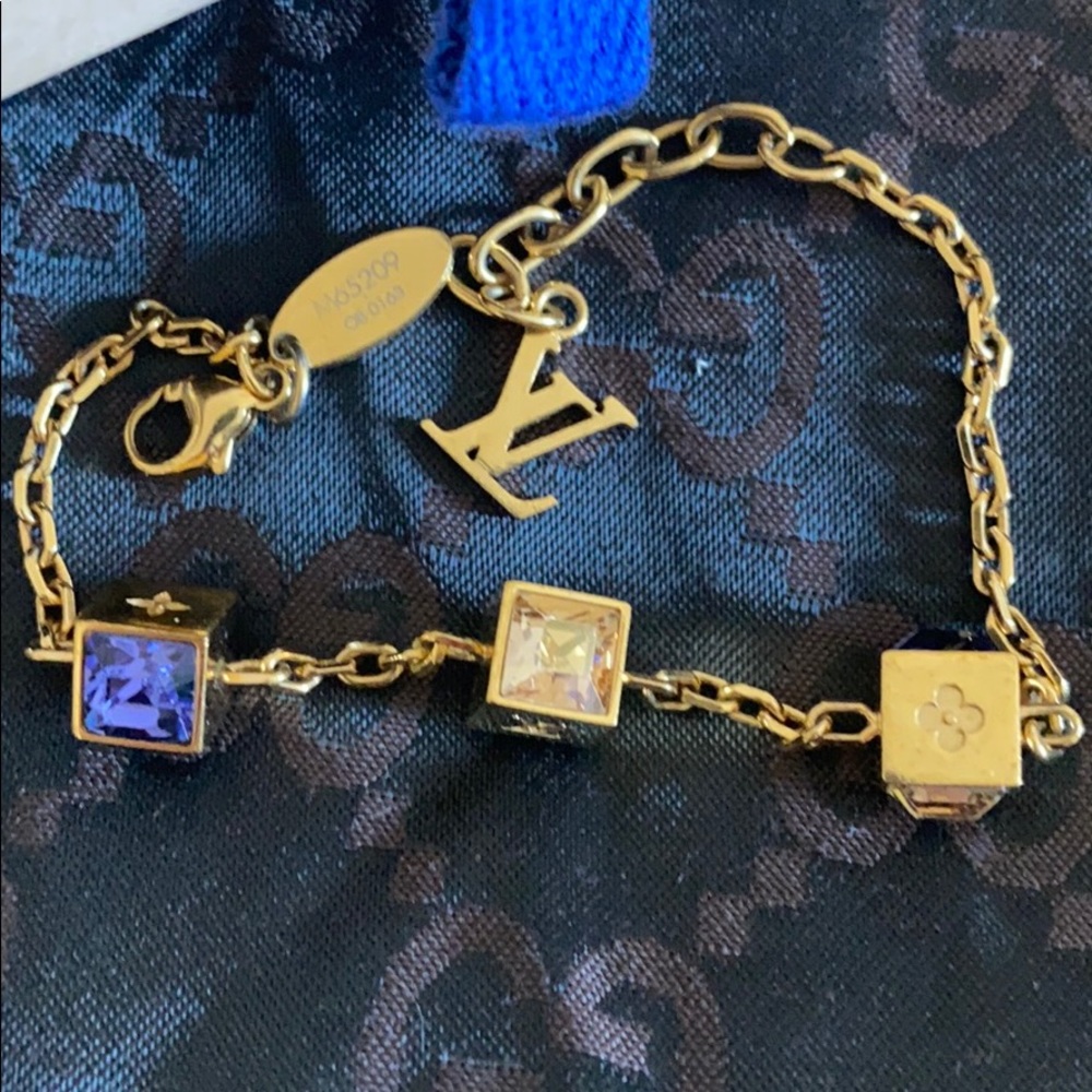 Louis Vuitton gold bracelet